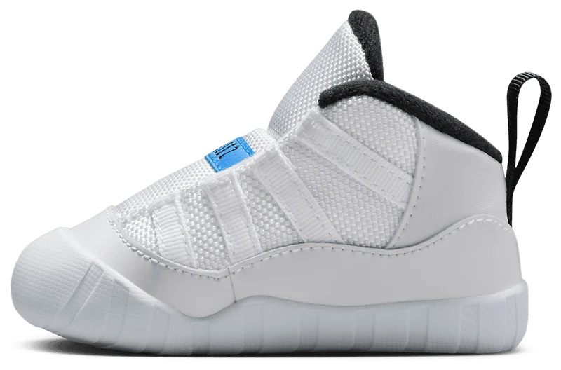 Jordan Boys Jordan Retro 11 Crib Bootie - Boys' Infant Shoes White/Legend Blue Size 03.0