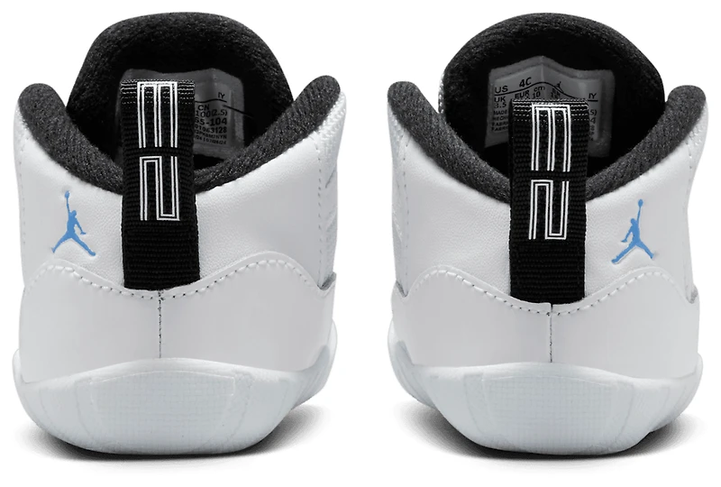 Jordan Boys Jordan Retro 11 Crib Bootie - Boys' Infant Shoes White/Legend Blue Size 03.0