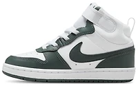 Nike Boys Court Borough Mid 2 - Boys' Preschool Shoes White/Vintage Green