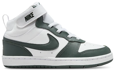 Nike Boys Court Borough Mid 2 - Boys' Preschool Shoes White/Vintage Green