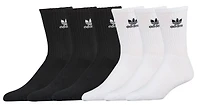adidas Originals Trefoil 6-Pack Crew Socks - Boys' Grade School