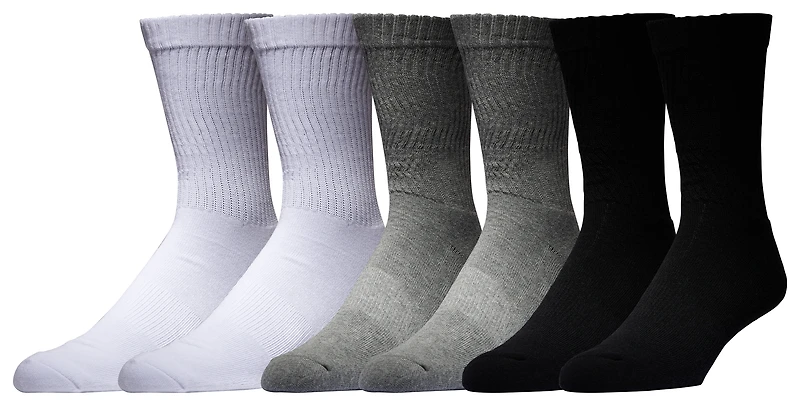 LCKR 6 Pack Basic Crew Socks - Men's