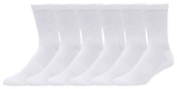 LCKR 6-Pack Athletic Half Cushion Crew Socks - Men's