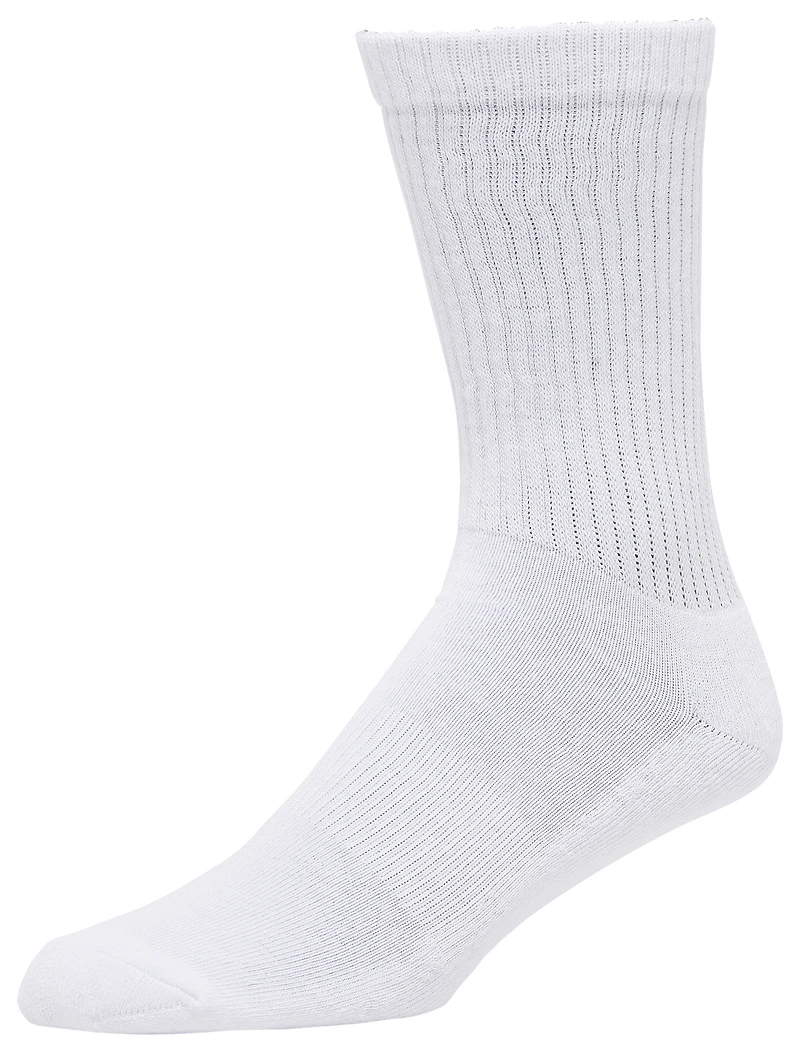 LCKR 6-Pack Athletic Half Cushion Crew Socks - Men's