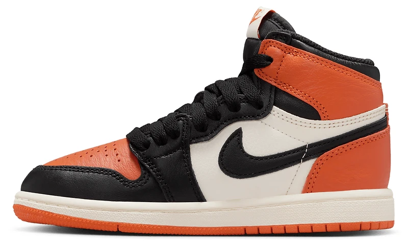 Jordan Boys Retro 1 High OG - Boys' Preschool Basketball Shoes Black/Sail/Starfish