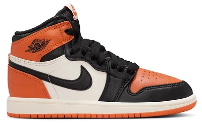 Jordan Boys Retro 1 High OG - Boys' Preschool Basketball Shoes Black/Sail/Starfish