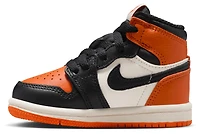 Jordan Boys Retro 1 High OG - Boys' Toddler Basketball Shoes Black/Sail/Starfish