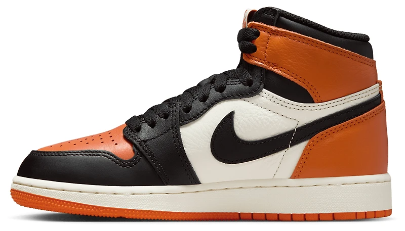 Jordan Boys Retro 1 High OG - Boys' Grade School Basketball Shoes Black/Sail/Sailfish