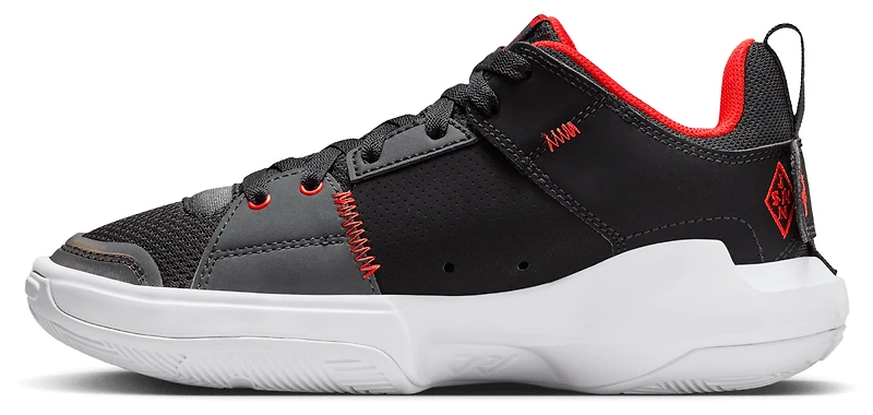 Jordan Boys Michael One Take 5 - Boys' Grade School Basketball Shoes White/Black/Habanero Red