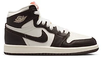 Jordan Girls Retro 1 High OG - Girls' Preschool Shoes Tan/Brown