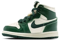 Jordan Girls Retro 1 HI OG Remastered - Girls' Toddler Shoes Pale Ivory/Pro Green/Fir