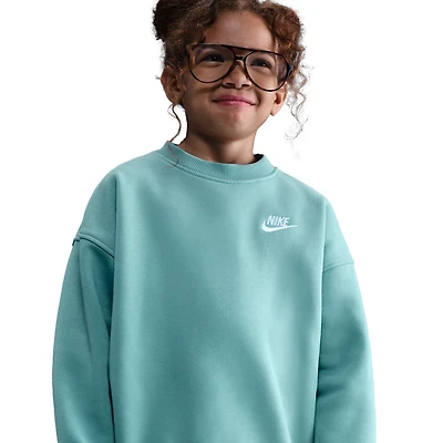 Nike NSW Oversized Club Fleece Crew - Girls' Grade School