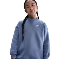 Nike Club Fleece Oversized Crew LBR - Girls' Grade School