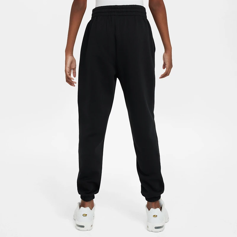 Nike NSW Club LBR Oversized Fleece Pants - Girls' Grade School