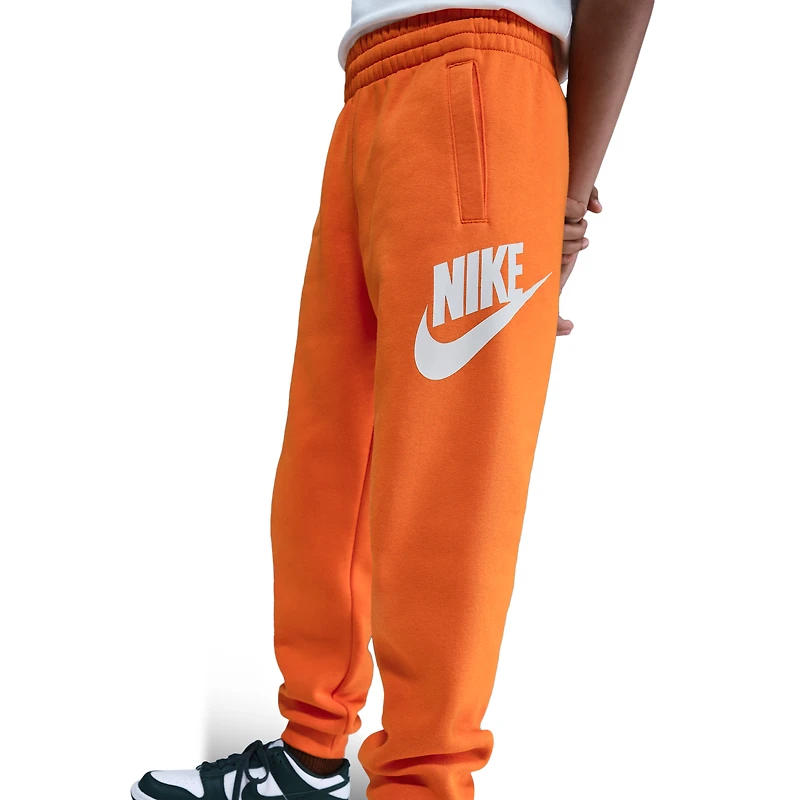 Nike Boys NSW Club HBR Fleece Joggers - Boys' Grade School Bright Ceramic/White