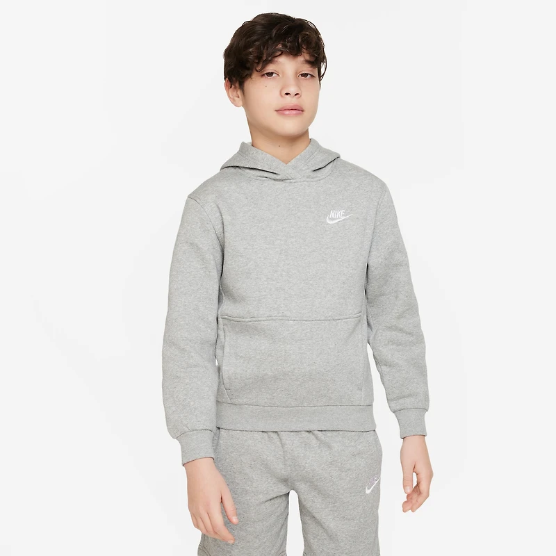 Nike NSW Club LBR Fleece Hoodie - Boys' Grade School