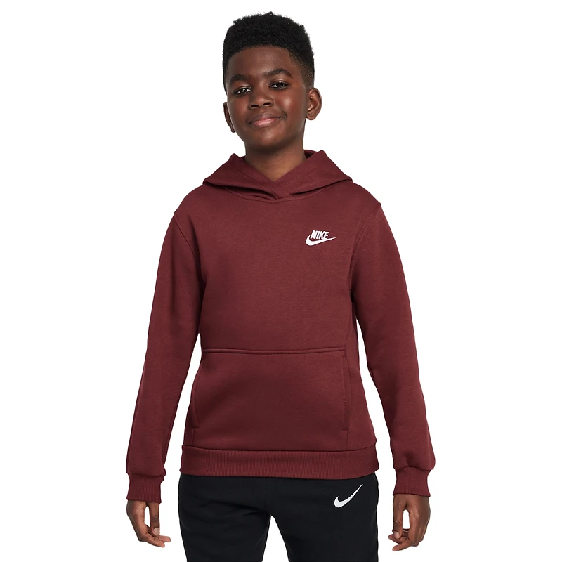Nike NSW Club LBR Fleece Hoodie - Boys' Grade School
