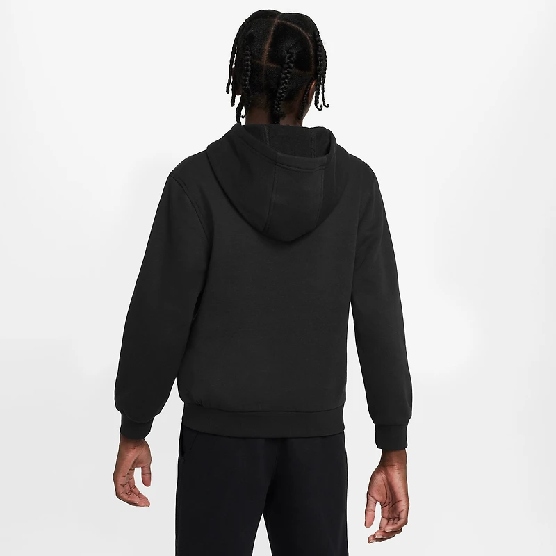 Nike NSW Club Fleece Full-Zip LBR Hoodie - Boys' Grade School