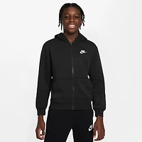 Nike NSW Club Fleece Full-Zip LBR Hoodie - Boys' Grade School