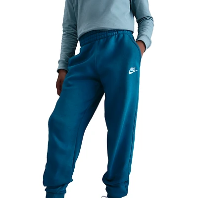 Nike Boys NSW Club LBR Fleece Joggers - Boys' Grade School Green Abyss/White