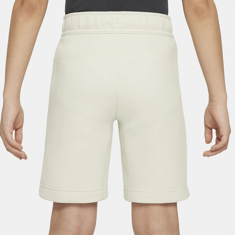 Nike Boys Nike Tech Fleece Shorts - Boys' Grade School Brown/Brown Size M