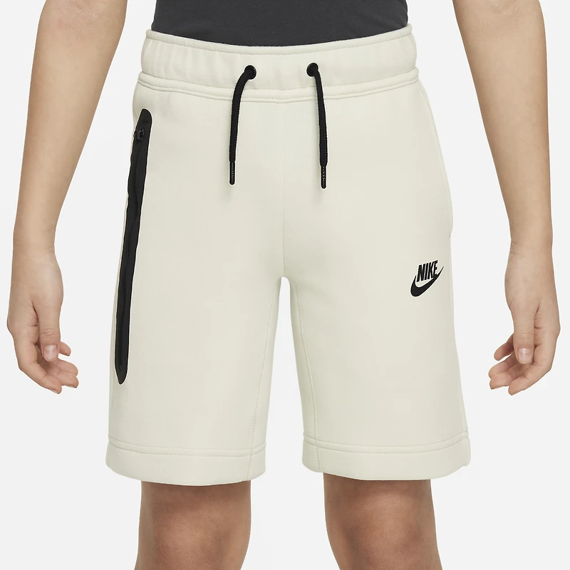 Nike Boys Nike Tech Fleece Shorts - Boys' Grade School Brown/Brown Size M