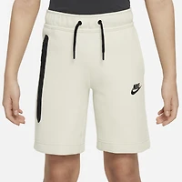 Nike Boys Nike Tech Fleece Shorts - Boys' Grade School Brown/Brown Size M