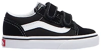 Vans Boys Old Skool Velcro - Boys' Infant Skate Shoes Black/White