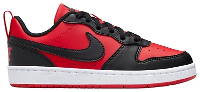 Nike Boys Nike Court Borough Low Recraft - Boys' Grade School Basketball Shoes Red/Black/White Size 05.0