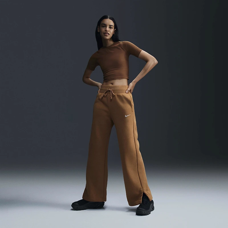Nike Phoenix High Rise Wide Pants - Women's