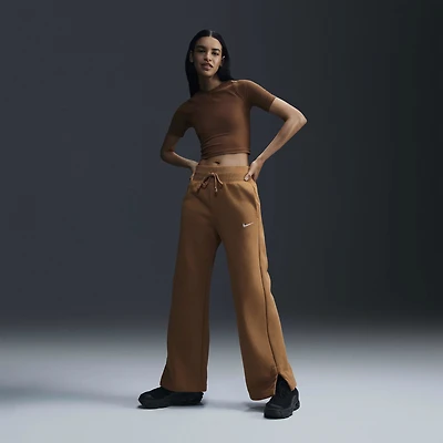 Nike Phoenix High Rise Wide Pants - Women's