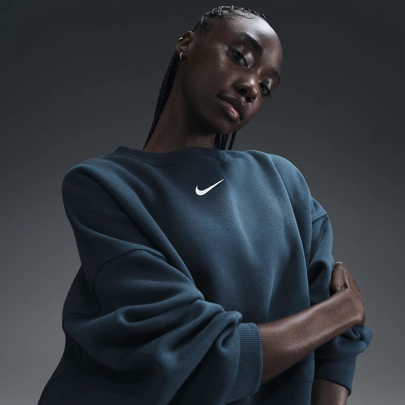 Nike NSW Style Fleece Crew OOS - Women's