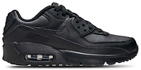Nike Boys Air Max 90 - Boys' Grade School Shoes Black/Black/White