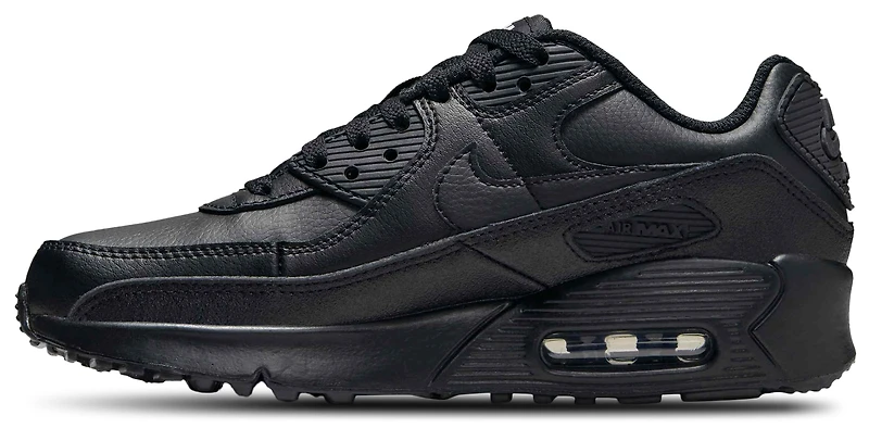 Nike Boys Air Max 90 - Boys' Grade School Shoes Black/Black/White