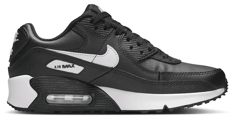 Nike Boys Air Max 90 - Boys' Grade School Shoes Black/Black/White