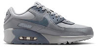 Nike Boys Air Max 90 - Boys' Grade School Shoes Armory Blue/Stealth/Wolf Grey