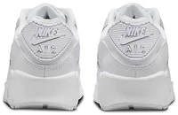 Nike Boys Air Max 90 - Boys' Grade School Shoes White/White/Metallic Silver