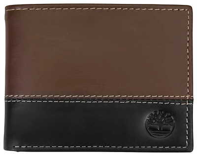 Timberland Hunter Two-Tone Leather Commuter Wallet - Men's