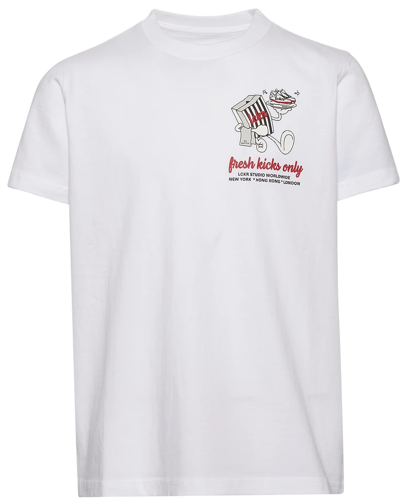LCKR Boys Iinbit Graphic T-Shirt - Boys' Grade School Red/White