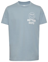 LCKR Boys Drippy Days Graphic T-Shirt - Boys' Grade School Blue Fog/White