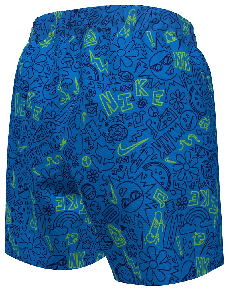 Nike Doodle Lap 4 Inch Swim Shorts - Girls' Grade School