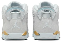 Jordan Girls Retro 6 - Girls' Toddler Shoes Grey/Blue/Gold