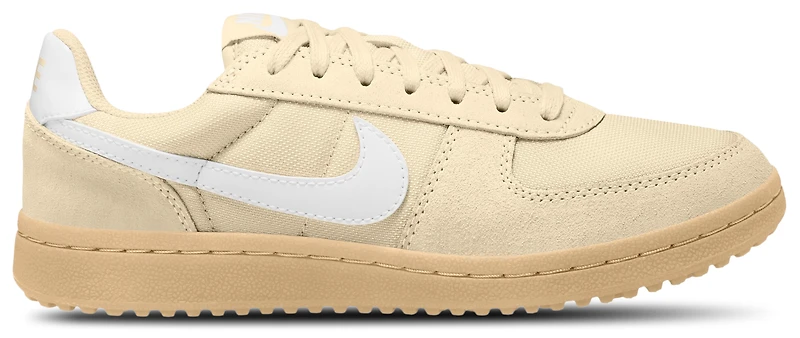 Nike Boys Field General - Boys' Grade School Basketball Shoes Pale Ivory/White/Gum Yellow