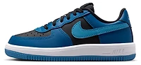 Nike Boys Air Force 1 Low Lace - Boys' Preschool Shoes Black/Dutch Blue/Court Blue