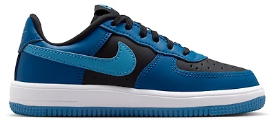 Nike Boys Air Force 1 Low Lace - Boys' Preschool Shoes Black/Dutch Blue/Court Blue