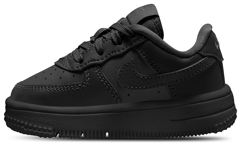 Nike Girls Air Force 1 Low Lace - Girls' Toddler Shoes Black/Black