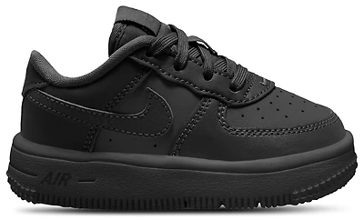Nike Girls Air Force 1 Low Lace - Girls' Toddler Shoes Black/Black