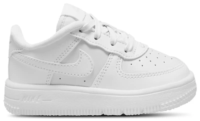 Nike Girls Nike Air Force 1 Low Lace - Girls' Toddler Shoes White/White Size 07.0