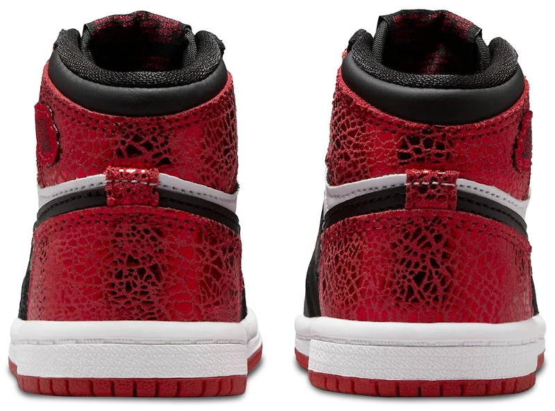 Jordan Girls Jordan Retro 1 HI OG Remastered - Girls' Toddler Shoes Varsity Red/Black Size 07.0