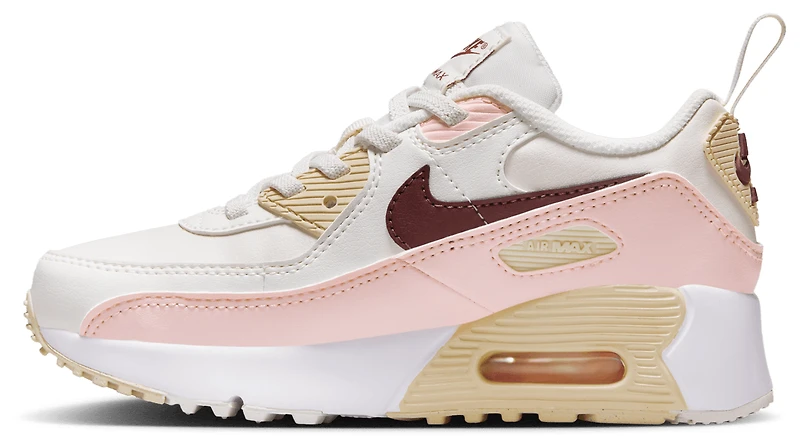Nike Boys Nike Air Max 90 EasyOn - Boys' Preschool Shoes Dark Team Red/Phantom/Echo Pink Size 08.0